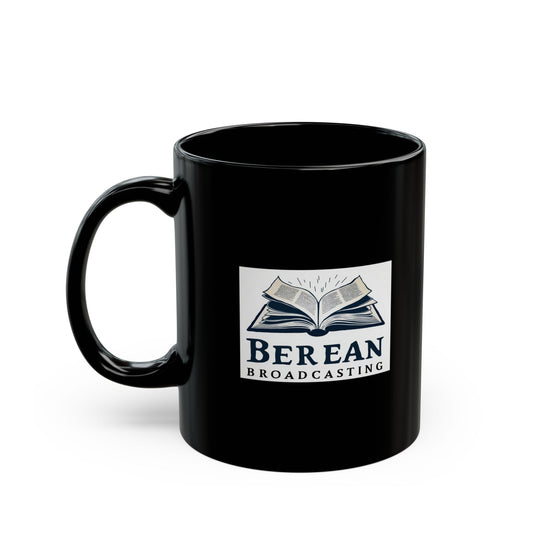 Berean Broadcasting Black Mug (11oz)