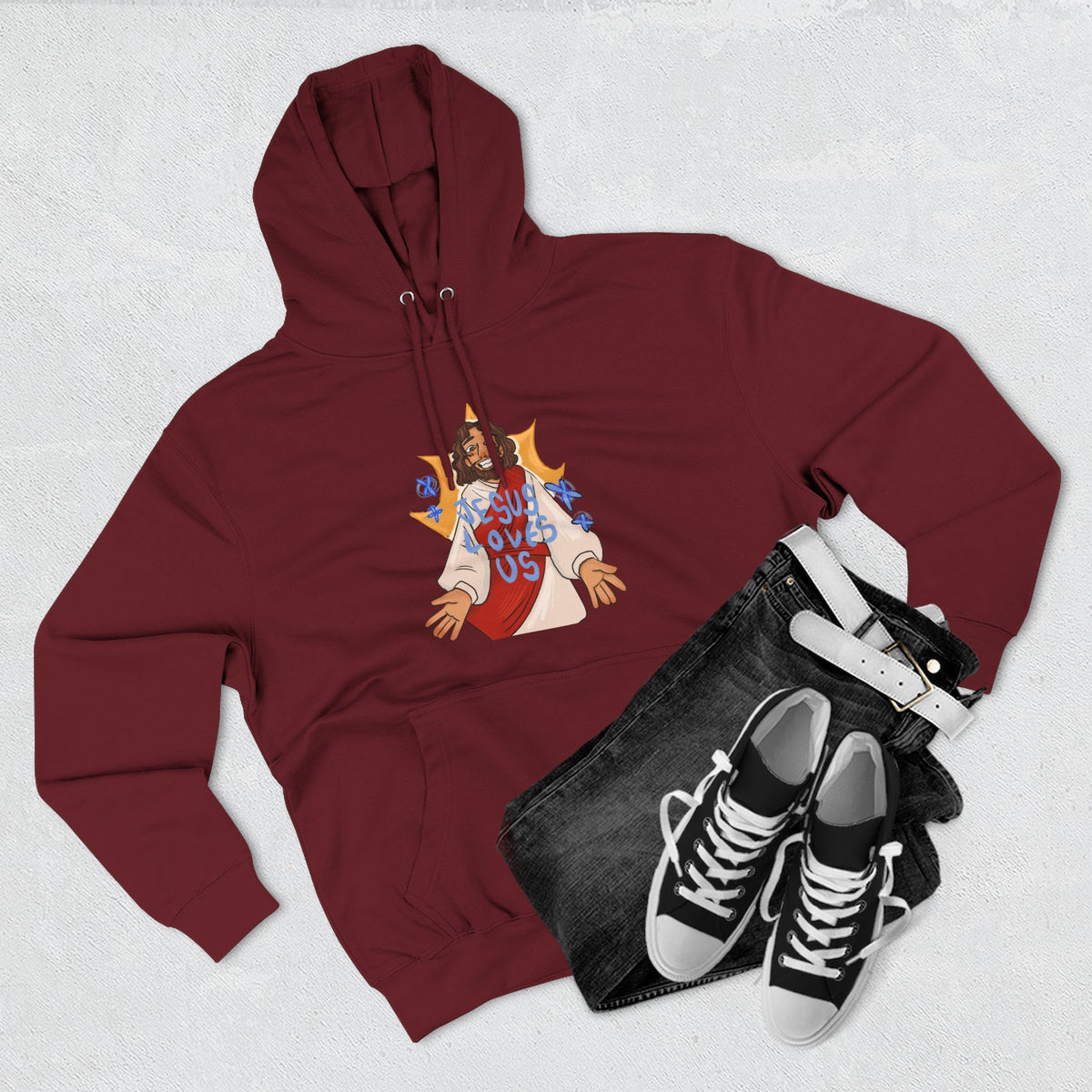 Jesus Loves Us Hoodie