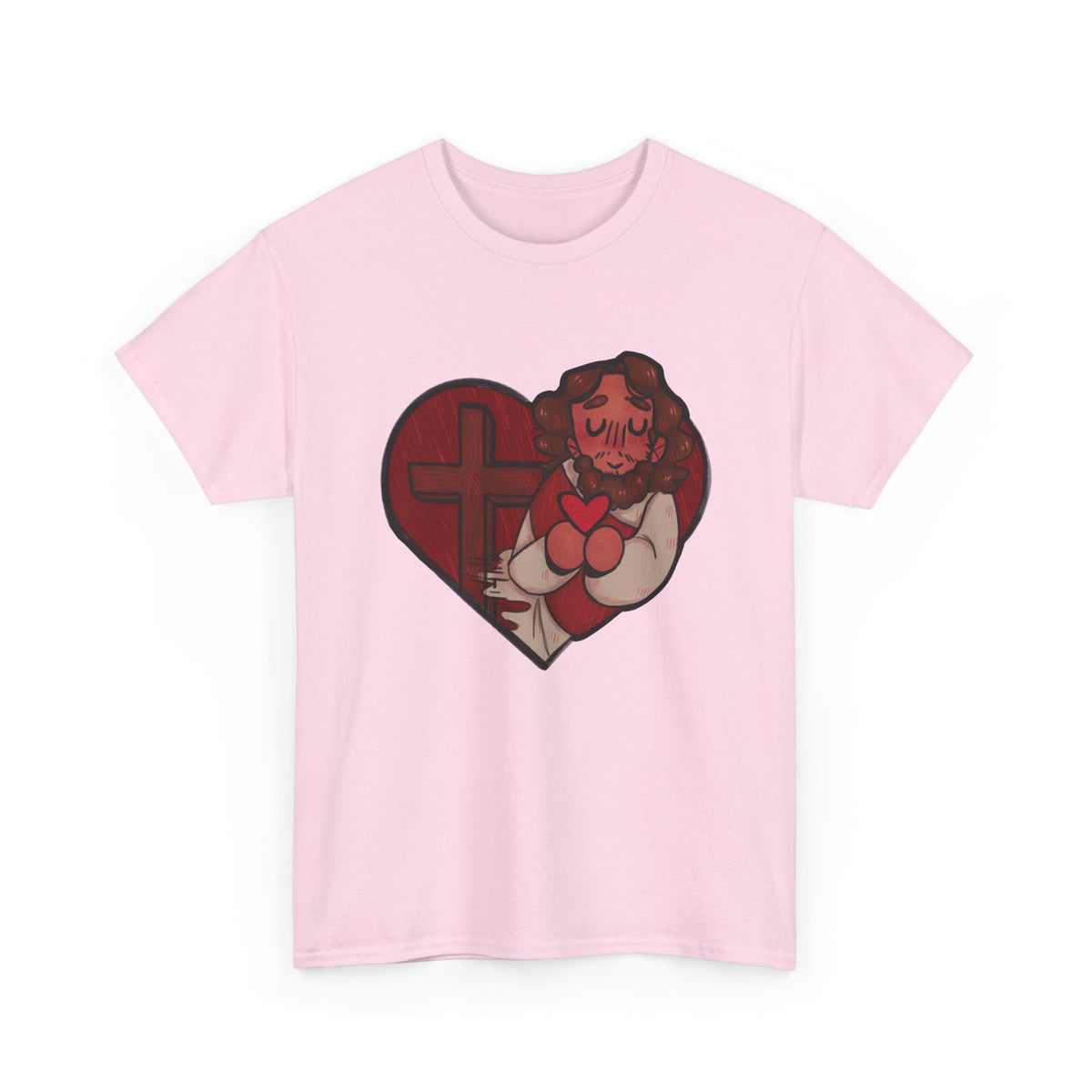 Jesus Loves Us Heart Tee