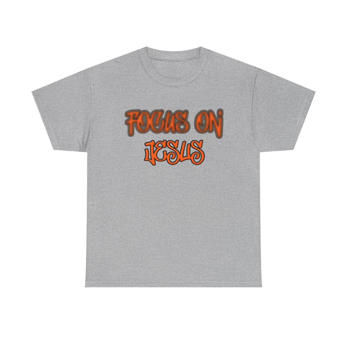 Focus on Jesus Heavy Cotton Tee