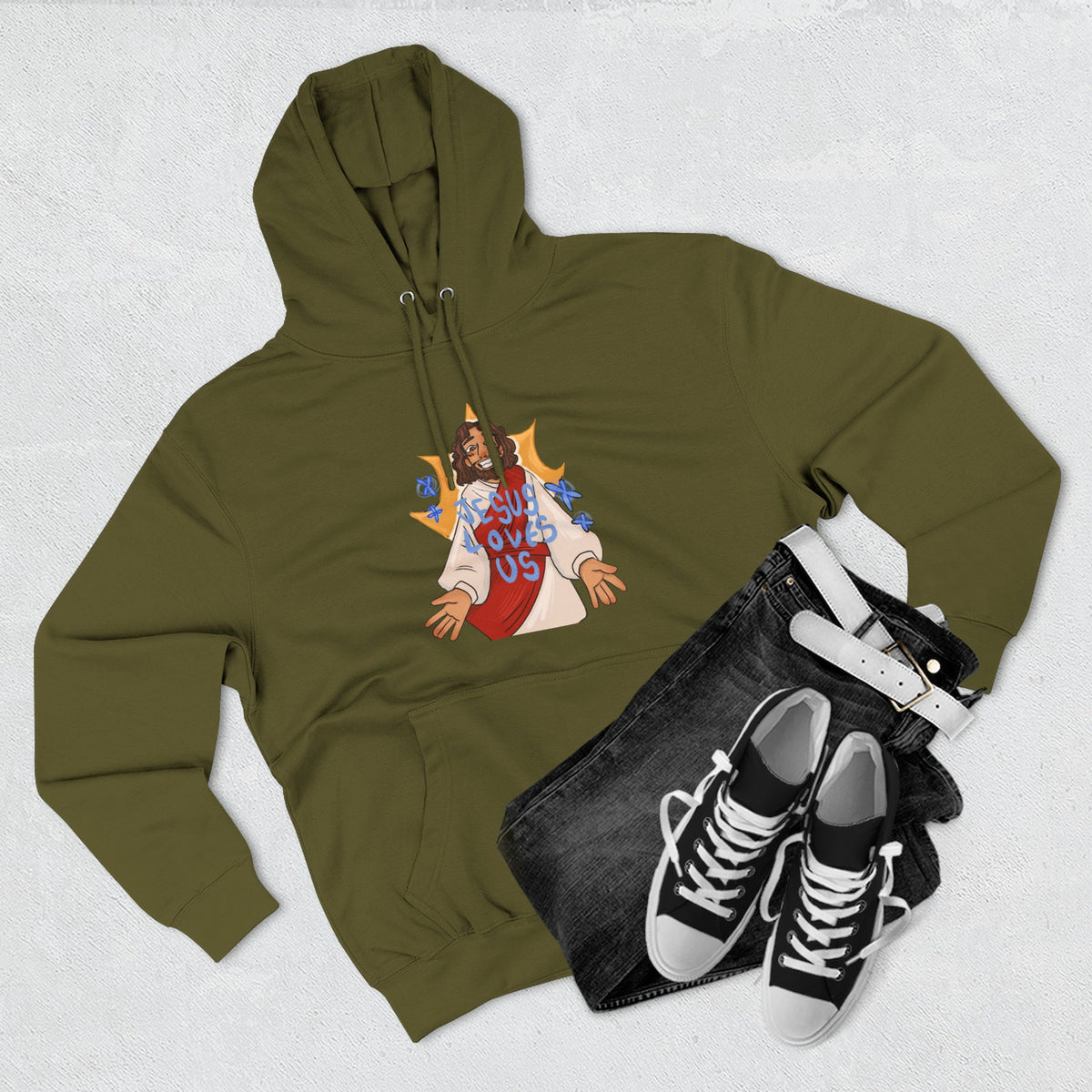 Jesus Loves Us Hoodie