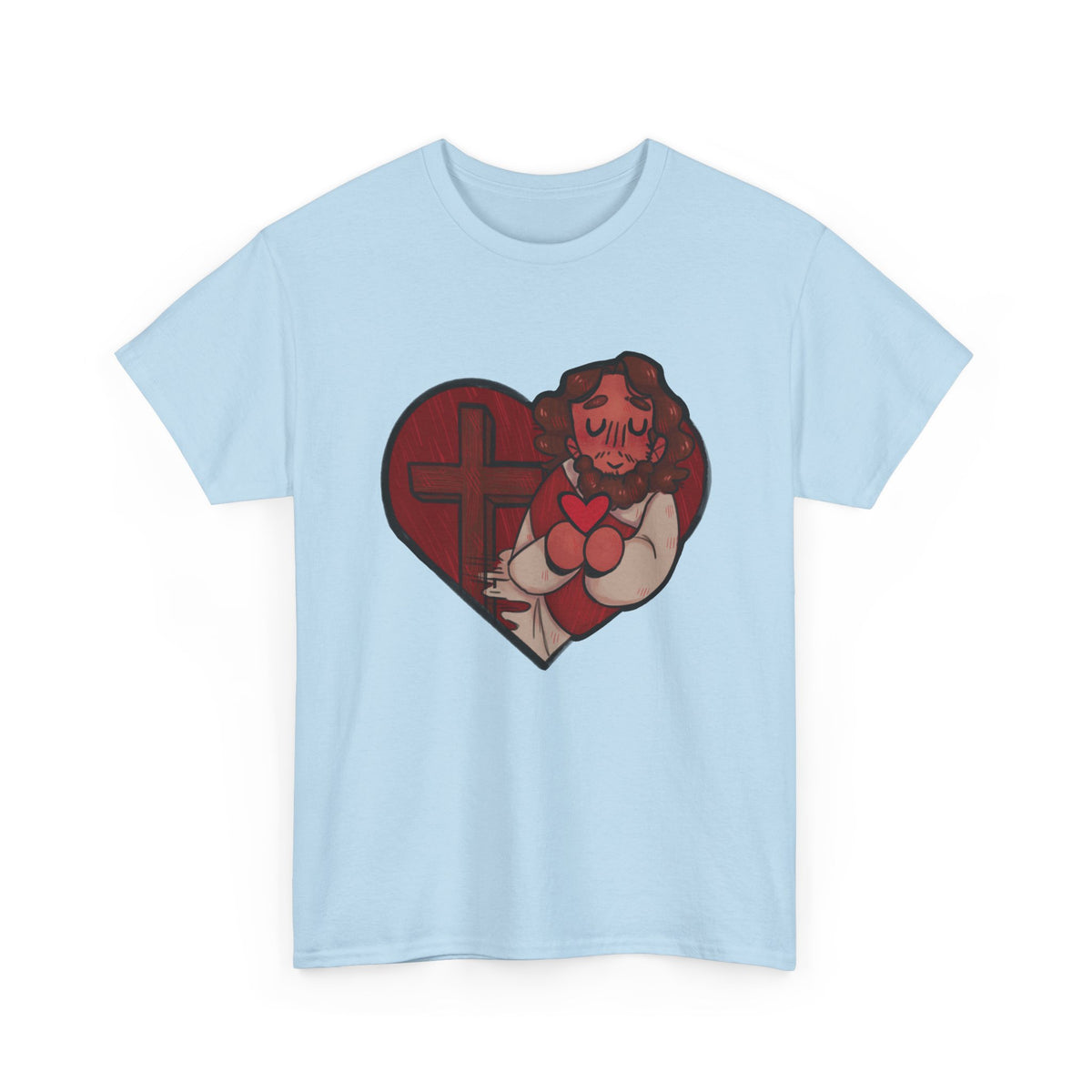 Jesus Loves Us Heart Tee