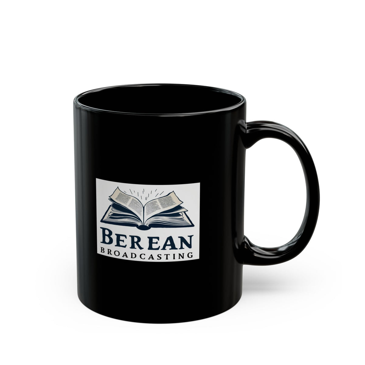 Berean Broadcasting Black Mug (11oz)