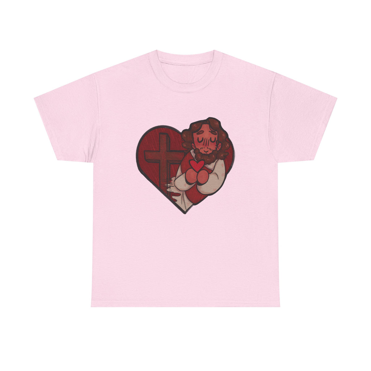 Jesus Loves Us Heart Tee