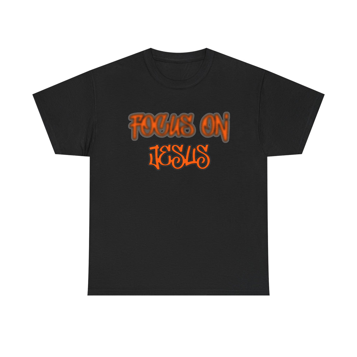 Focus on Jesus Heavy Cotton Tee