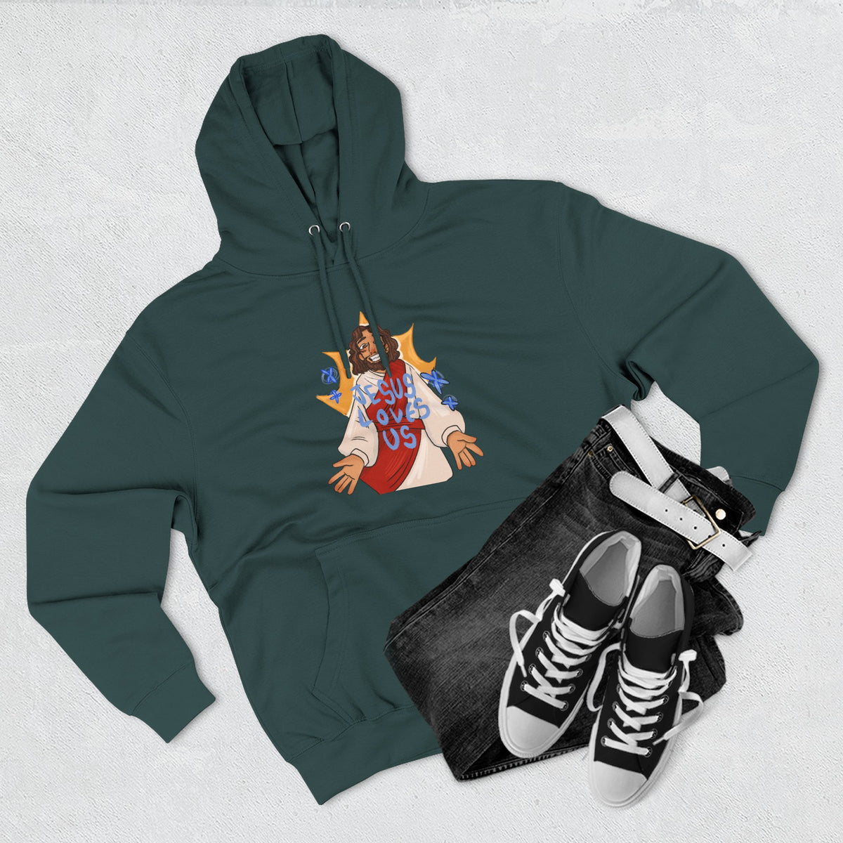 Jesus Loves Us Hoodie