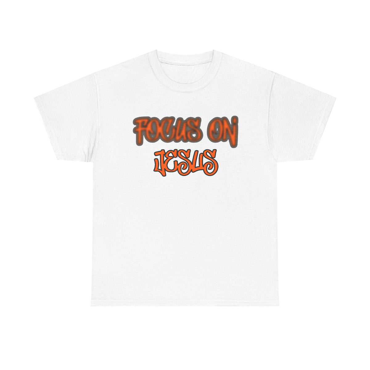 Focus on Jesus Heavy Cotton Tee