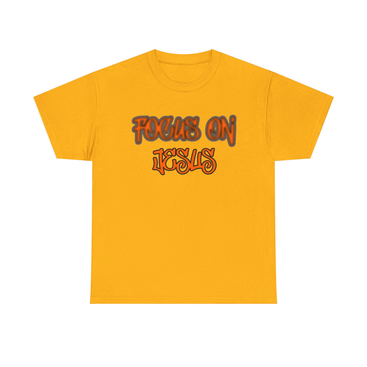 Focus on Jesus Heavy Cotton Tee
