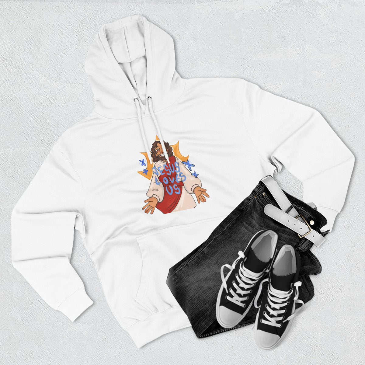Jesus Loves Us Hoodie