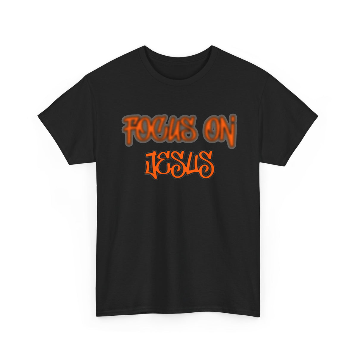 Focus on Jesus Heavy Cotton Tee